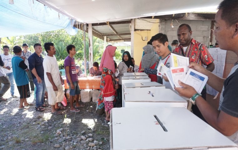 Suasana TPS. Foto : Ist