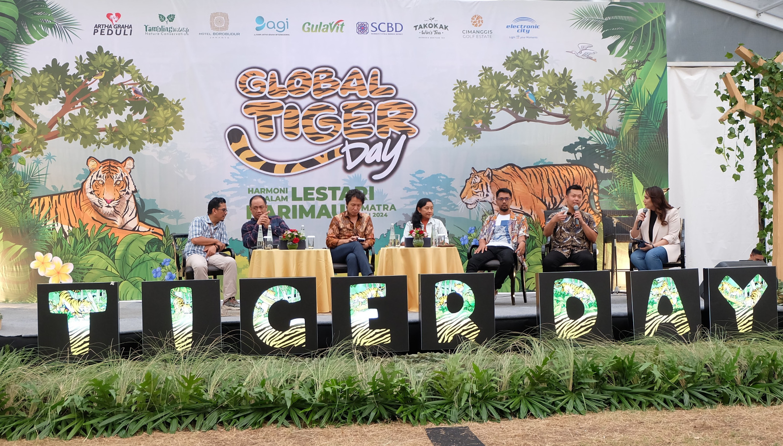 Global Tiger Day 2024 bersama Artha Graha Peduli dan Tambling