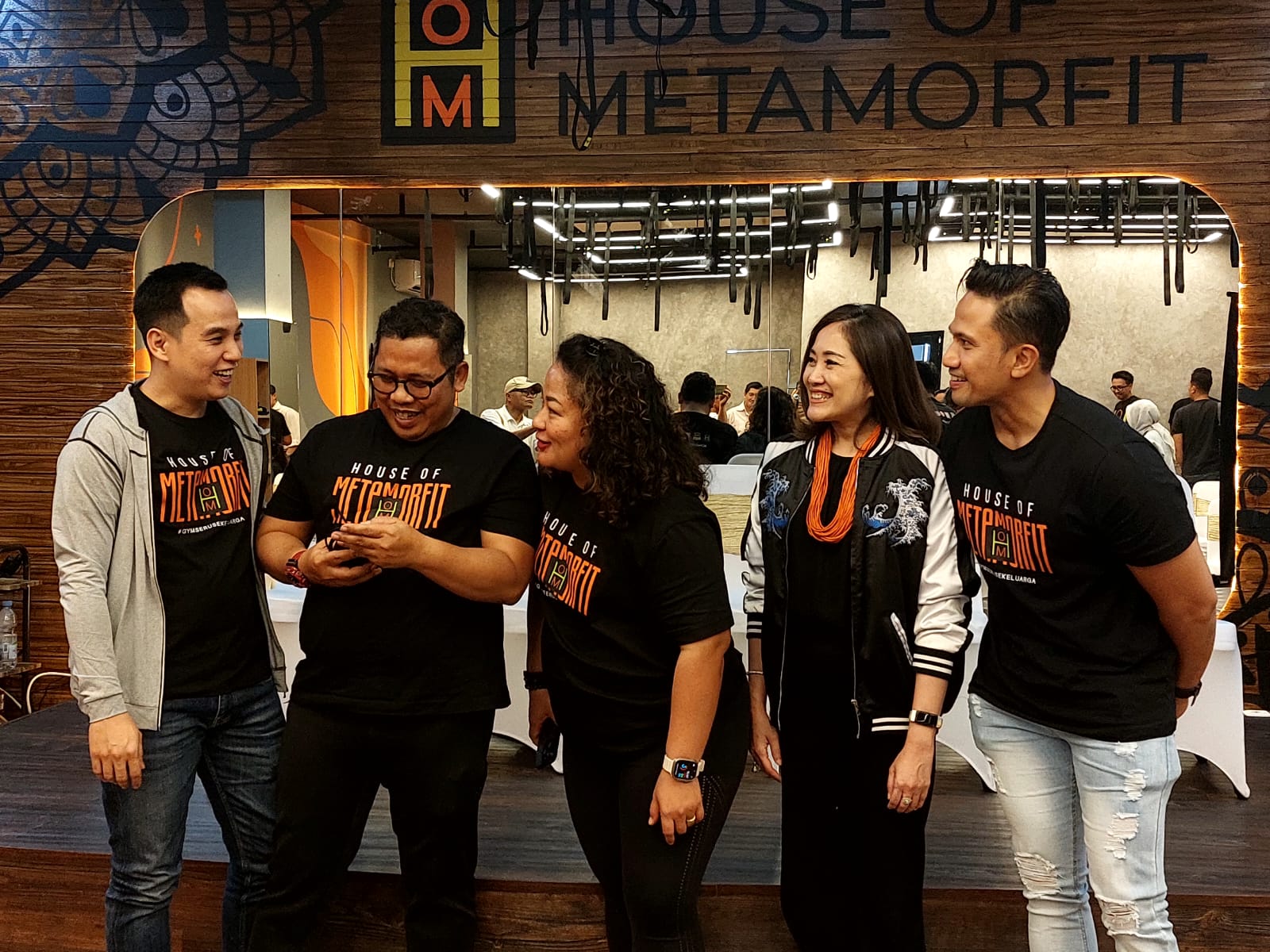 Talkshow pembukaan Pusat Kebugaran Home of Metamorfit (HOM) cabang ke-15 di Alam Sutera, Tangerang. Foto : Ist