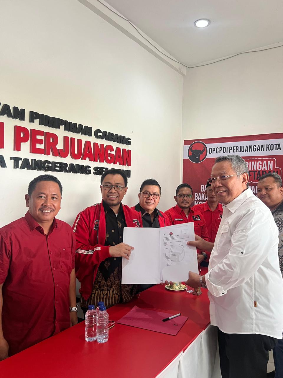 PDIP Tangael mengaku tetap solid bersama Golkar Tangsel untuk Pilkada Tangsel 2024.(dra)