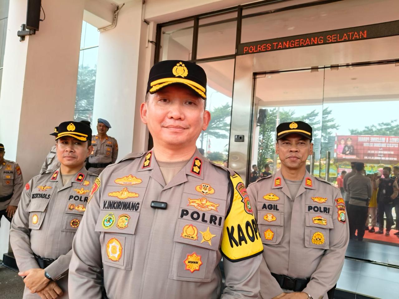 Kapolres Tangsel AKBP Victor Inkiriwang