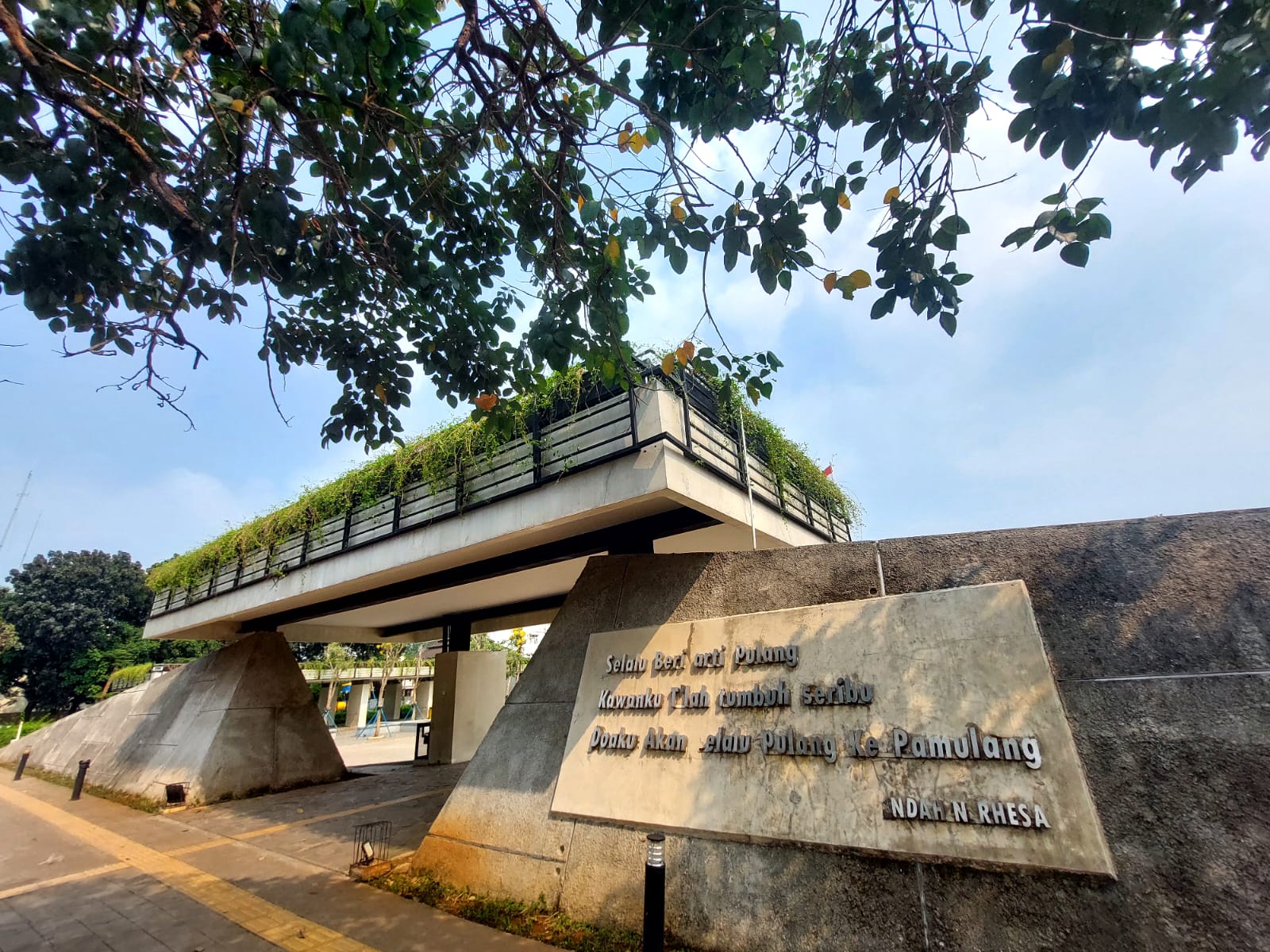 Tampak depan Alun-alun Pamulang. Foto : Ist