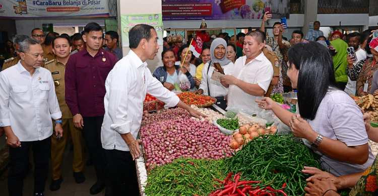 Blisukan Presiden Jokowi di Sumut. Foto : Ist