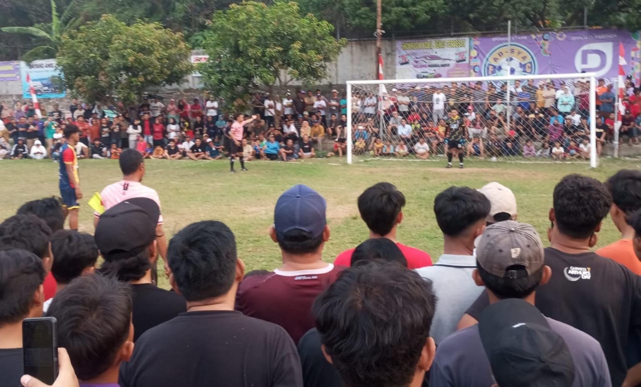 Mandala FC dan Joglo 02 harus melakoni drama adu penalti. (red/tangselpos.id).