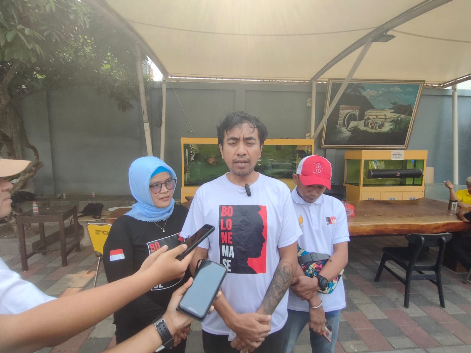 Relawan Gibran Rakabuming Raka yang tergabung dalam Bolone Mase siap dukung Sachrudin-Maryono.(ist).