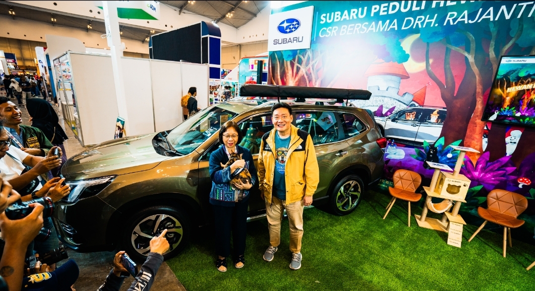 Subaru memeriahkan Indonesia International Pet Expo (IIPE) 2024 yang diselenggarakan di Hall 7 ICE BSD, Tangerang, Jumat (6/9/2024). (tangselpos.id/lim)