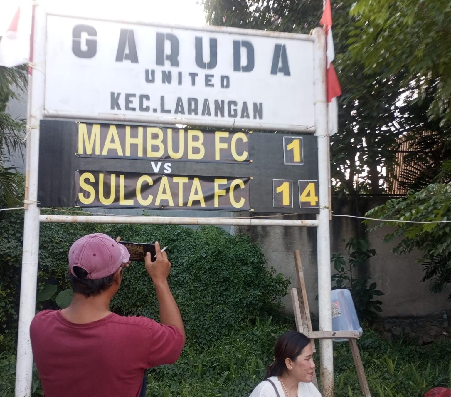 Skor mencolok terjadi di laga Sulcata FC lawan Mahbub FC.(red/tangselpos.id).