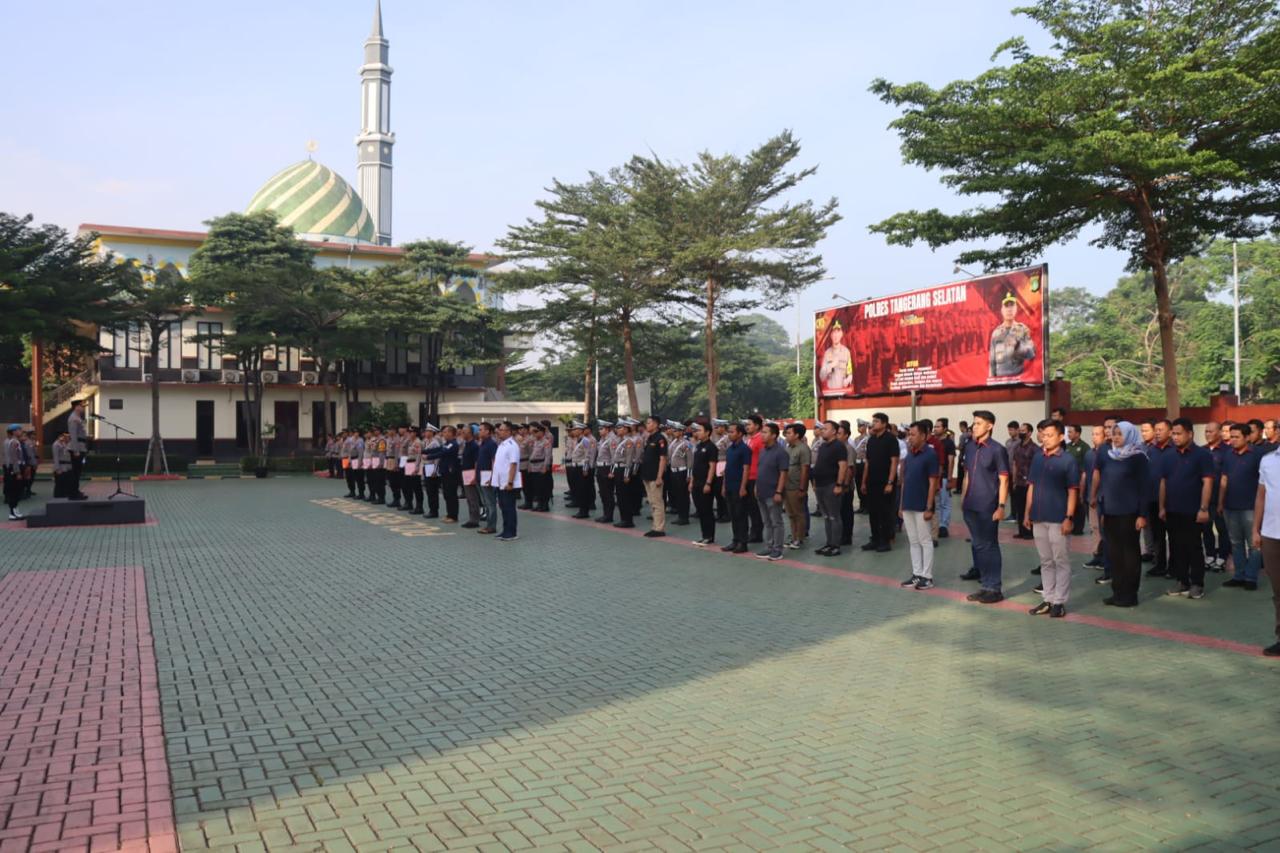 Polres Tangsell terjunkan personel dalam pelantikan presiden dan wakil presiden, Minggu (20/10).