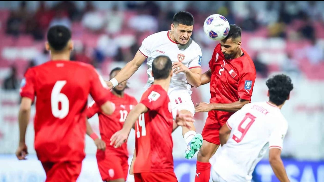 Laga Timnas Indonesia vs Bahrain. Foto : Ist