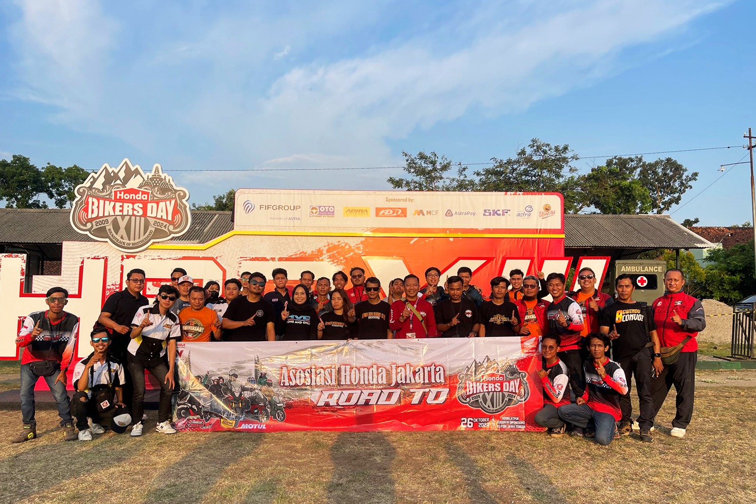 Peserta Honda Bikers Day 2024, di Klaten, Jawa Tengah. (ist).