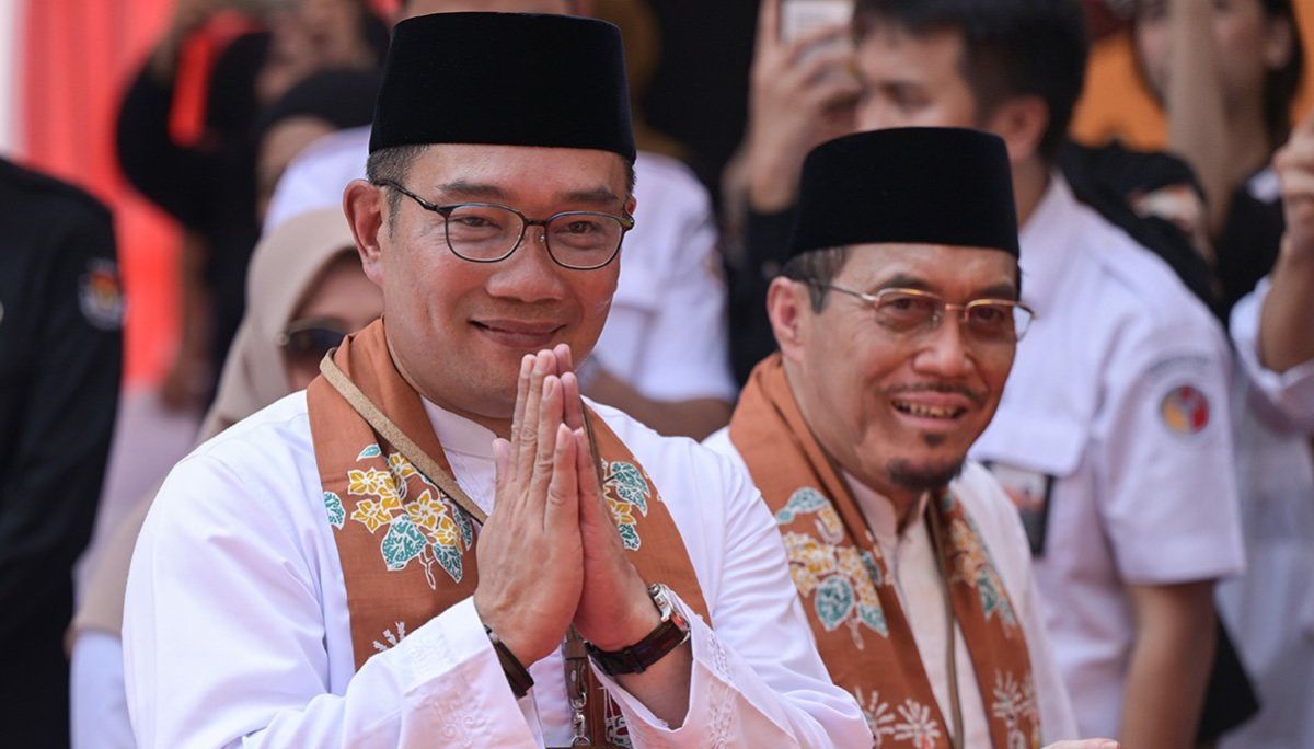 Paslon 01 Cagib Ridwan Kamil dan Cawagub Suswono. Foto : Ist