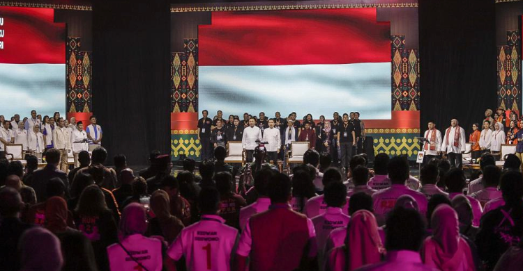 Suasana debat kedua Pilgub Jakarta. Foto : Ist