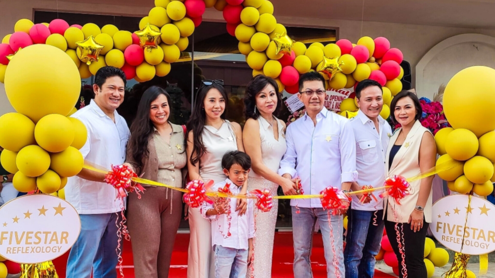 Grand opening Fivestar Reflexology Gading Serpong, Ruko Aniva Junction Paramount, Pagedangan, Kabupaten Tangerang, Sabtu (5/10/2024). (tangselpos.id/lim)