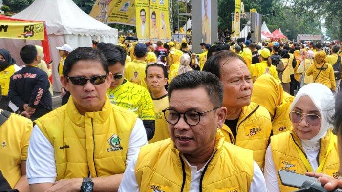 Ketua DPD Golkar Jabar Ace Hasan saat acara HUT Golkar. Foto : Ist