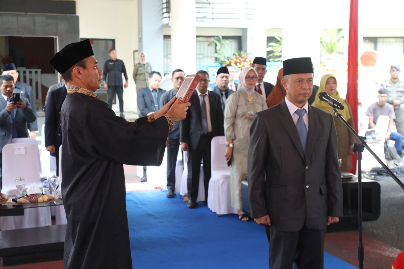 Imam Rana Hardiana yang juga merupakan Kepala BPKAD Kota Serang dilantik sebagai Pj Sekda Kota Serang pada Rabu (9/10).