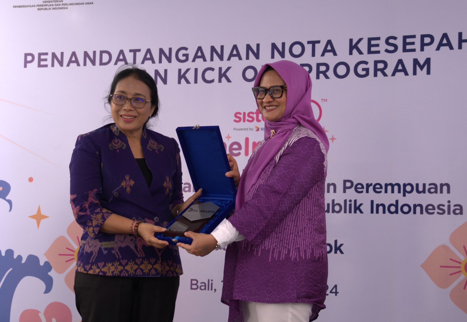 Kementerian Pemberdayaan Perempuan dan Perlindungan Anak Republik Indonesia (Kemen PPPA) meluncurkan program Sisternet “She Inspire” di Lapas Perempuan Kerobokan, Bali. (Iat)