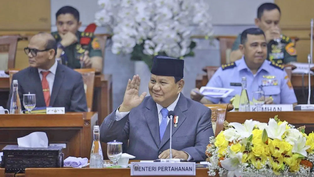 Presiden terpilih Prabowo di DPR. Foto : Ist