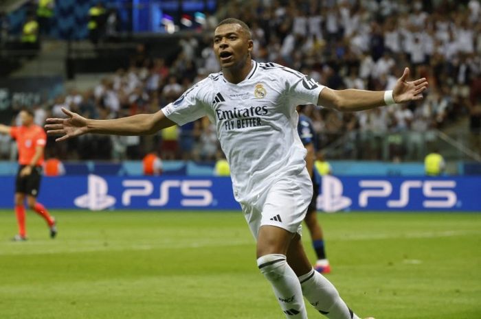 Bintang Real Madrid Kylian Mbappe. Foto : Ist