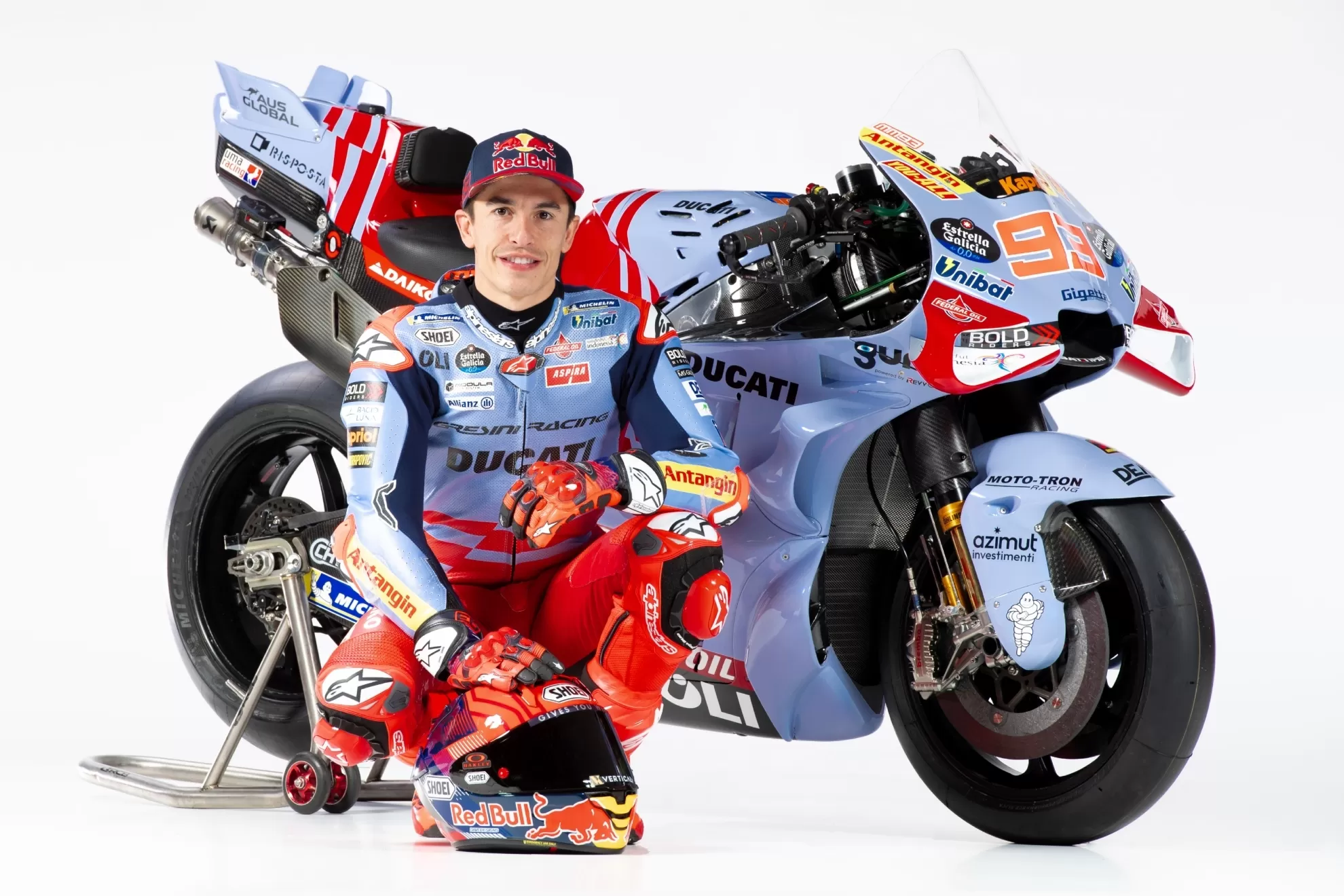 Marc Marquez bersama Ducati. Foto : Ist