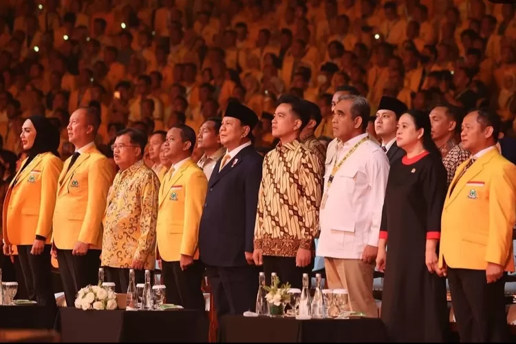 Puan Maharani saat hadir diacara HUT GOLKAR. Foto : Ist