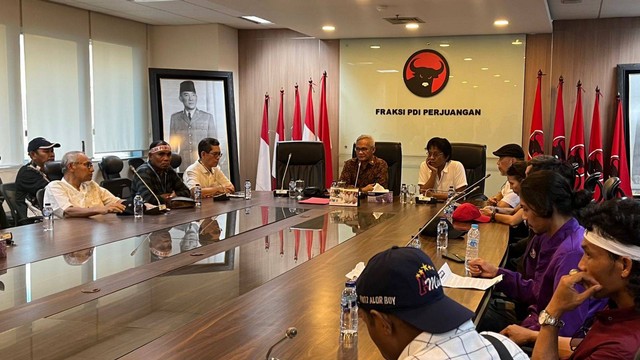 Ruang rapat Fraksi PDIP DPR. Foto : Ist