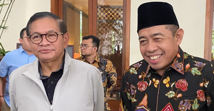 Ketua DPRD DKI Khoirudin (kanan) bertemu calon gubernur DKI Jakarta Pramono Anung. Foto : Ist