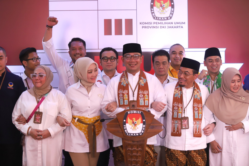 Paslon Pilkada Jakarta 2024 RIDO (Ridwan Kamil - Suswono). Foto : Ist