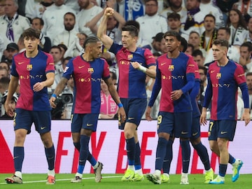 Selebrasi skuad Barcelona. Foto : Ist