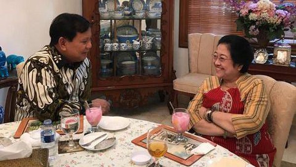 Pertemuan Praboeo dan Megawati di tahun 2019. Foto ; Ist