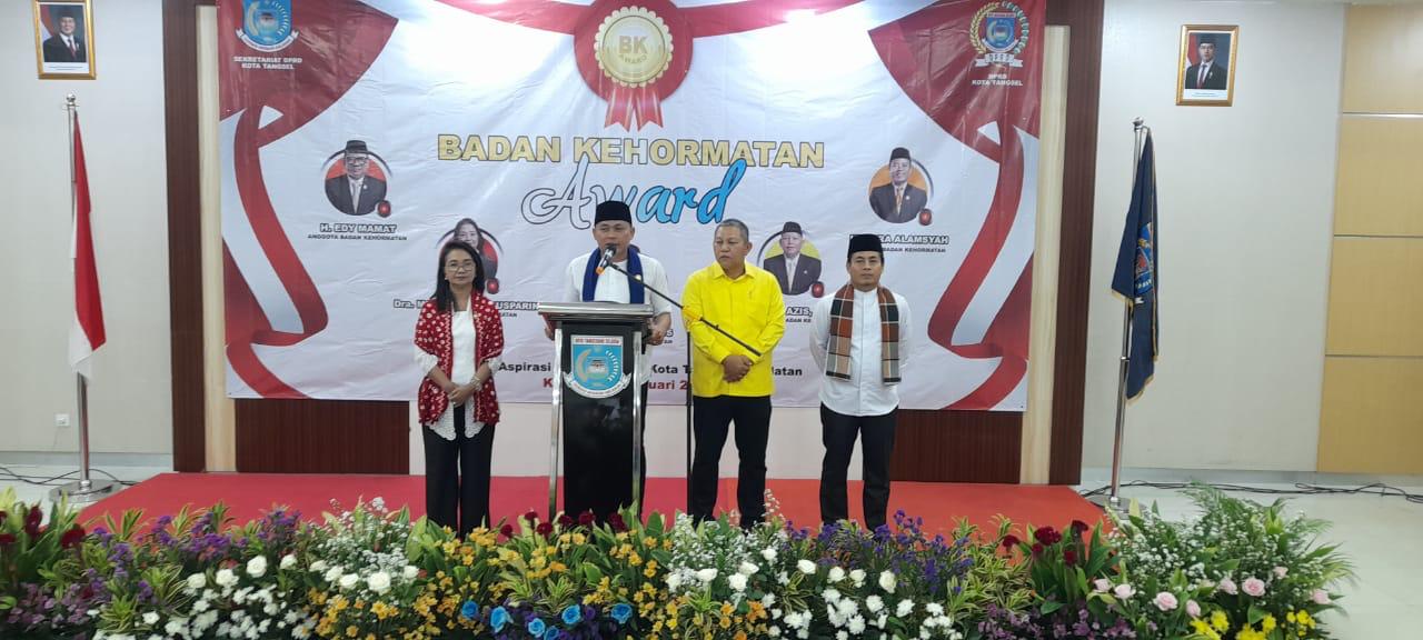 DPRD Kota Tangsel gelar kegiatan BK Award untuk meningkatkan kualitas kinerja anggota DPRD.