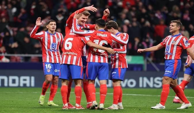 Skuad Atletico Madrid. Foto : Ist