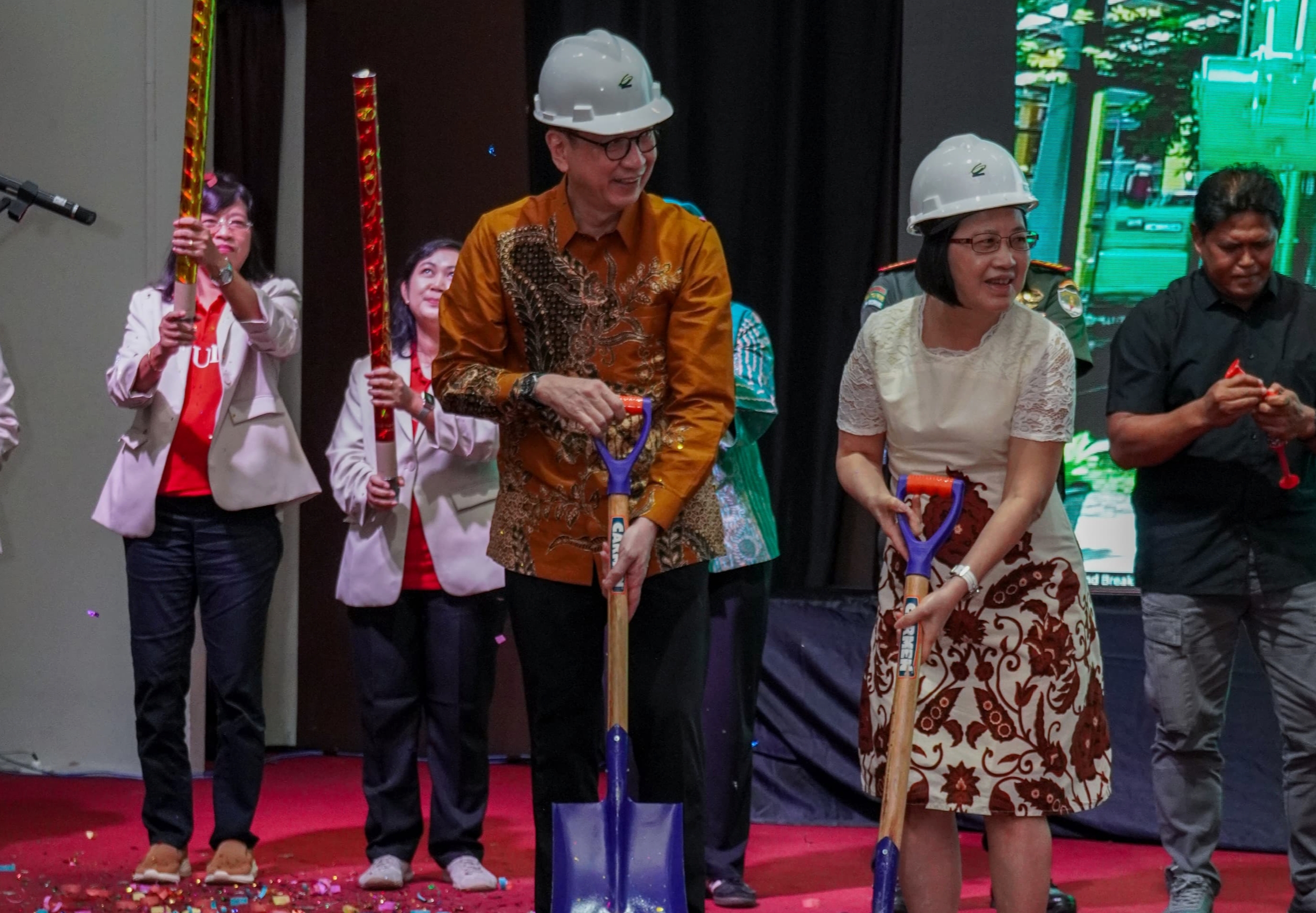 Proses groundbreaking Sekolah Citra Berkat Citra Raya Tangerang. (ist)