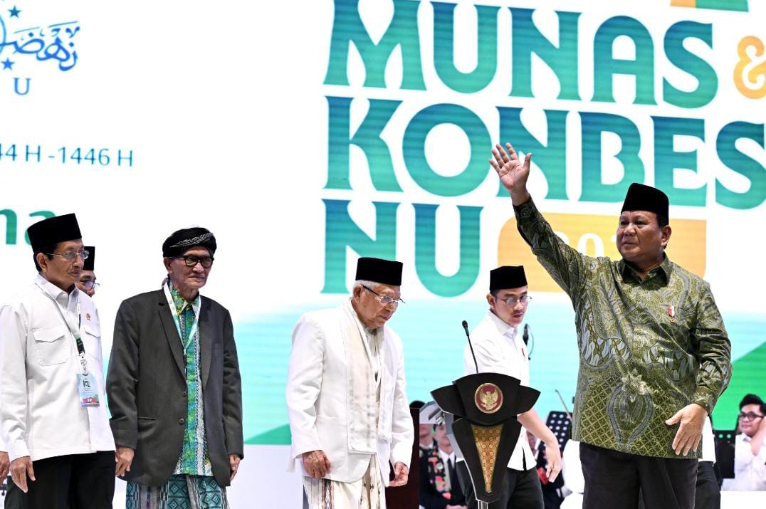 Presiden Prabowo Di Harlah NU. Foto : Ist