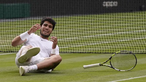 Pemain Tenis asal Spanyol Carlos Alvaraz. Foto : Ist