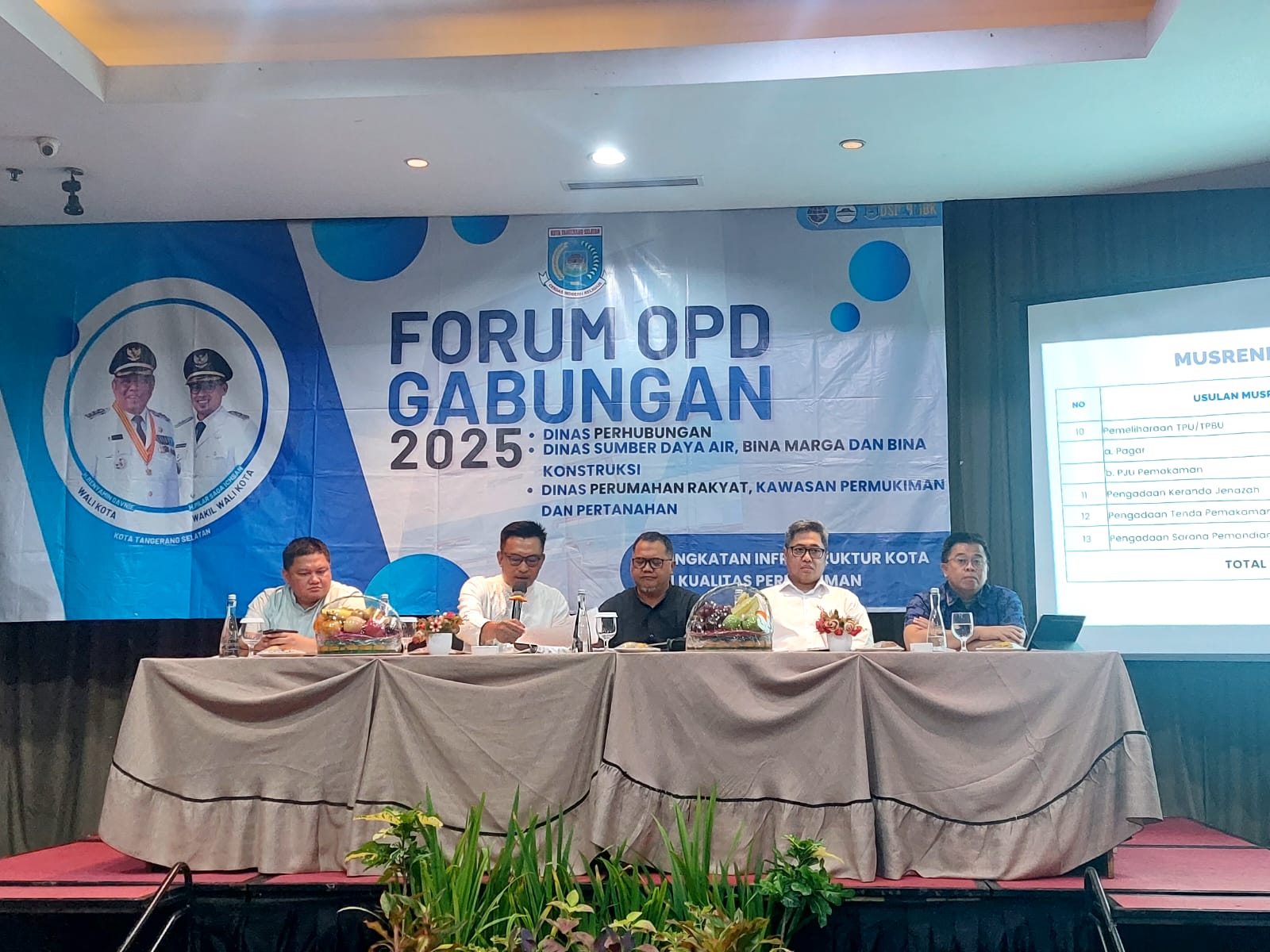 Kegiatan Forum Organisasi Perangkat Daerah (OPD) di kawasan Serpong Utara, Jumat (28/2). (Dok. Disperkimta Tangsel)