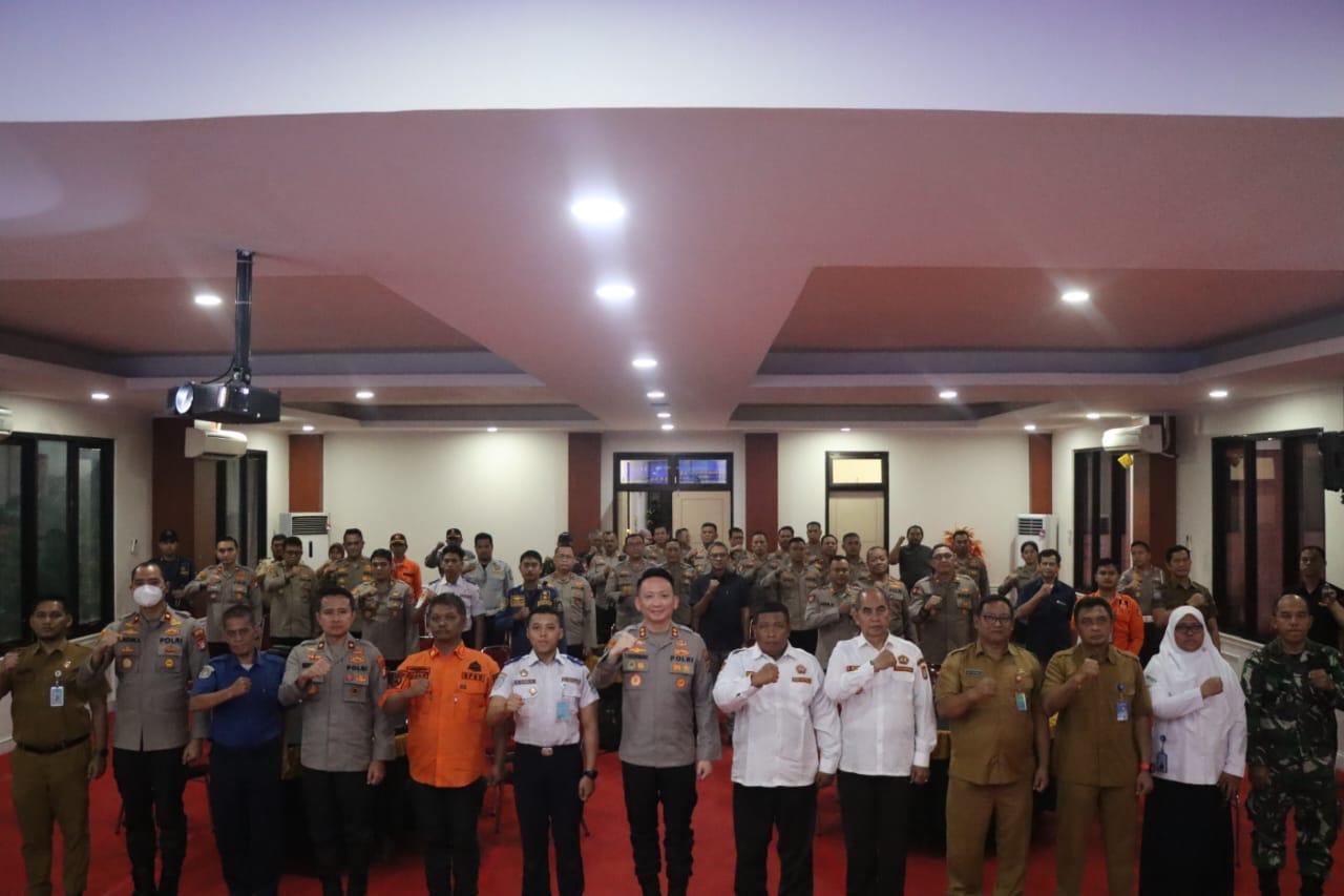 Polres Tangsel gelar rakor lintas sektoral untuk persiapan pengamanan Hari Raya Idul Fitri.