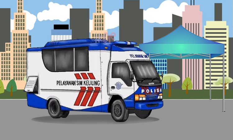 2 Lokasi SIM Keliling Tangerang Kota Jumat 23 Mei 2025 Foto : Ist