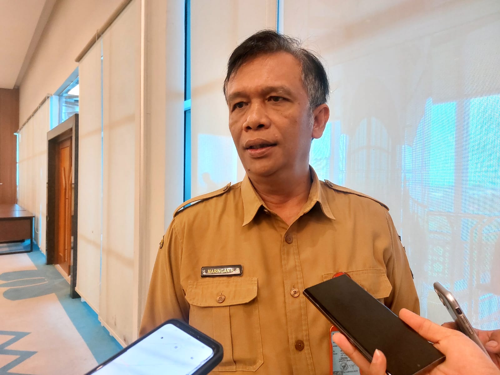 369 Pekerja di Tangsel Diputus Kerja, Disnaker Klaim Tren PHK Tahun Ini Turun Kepala Dinas Ketenagakerjaan (Disnaker) Kota Tangerang Selatan (Tangsel), Sabam Maringan. Foto : Ist