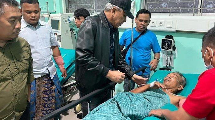 Ada yang Dibacok, Pengamanan Jaksa oleh TNI/Polri Tepat Jaksa Jhon Wesly Sinaga dibacok oleh orang tak dikenal di Serdang Bedagai. Foto : Ist