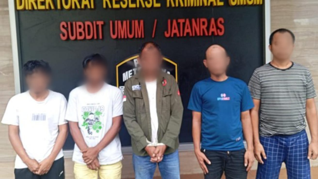 Anggota Ormas Raup Rp5 M Hasil Peras Pedagang di Bekasi Foto : Ist