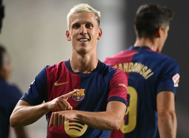 Dani Olmo Betah Main Di Barca Dani Olmo. Foto : ist