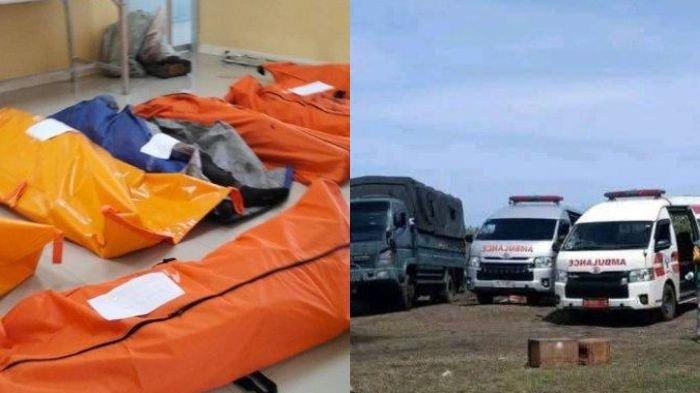 DPR Panggil Panglima TNI Buntut Ledakan Amunisi di Garut Sejumlah kantong jenazah berisi korban ledakan bom yang dimusnahkan di Desa Sagara, Kecamatan Cibalong, Kabupaten Garut, Jawa Barat. Foto : Ist