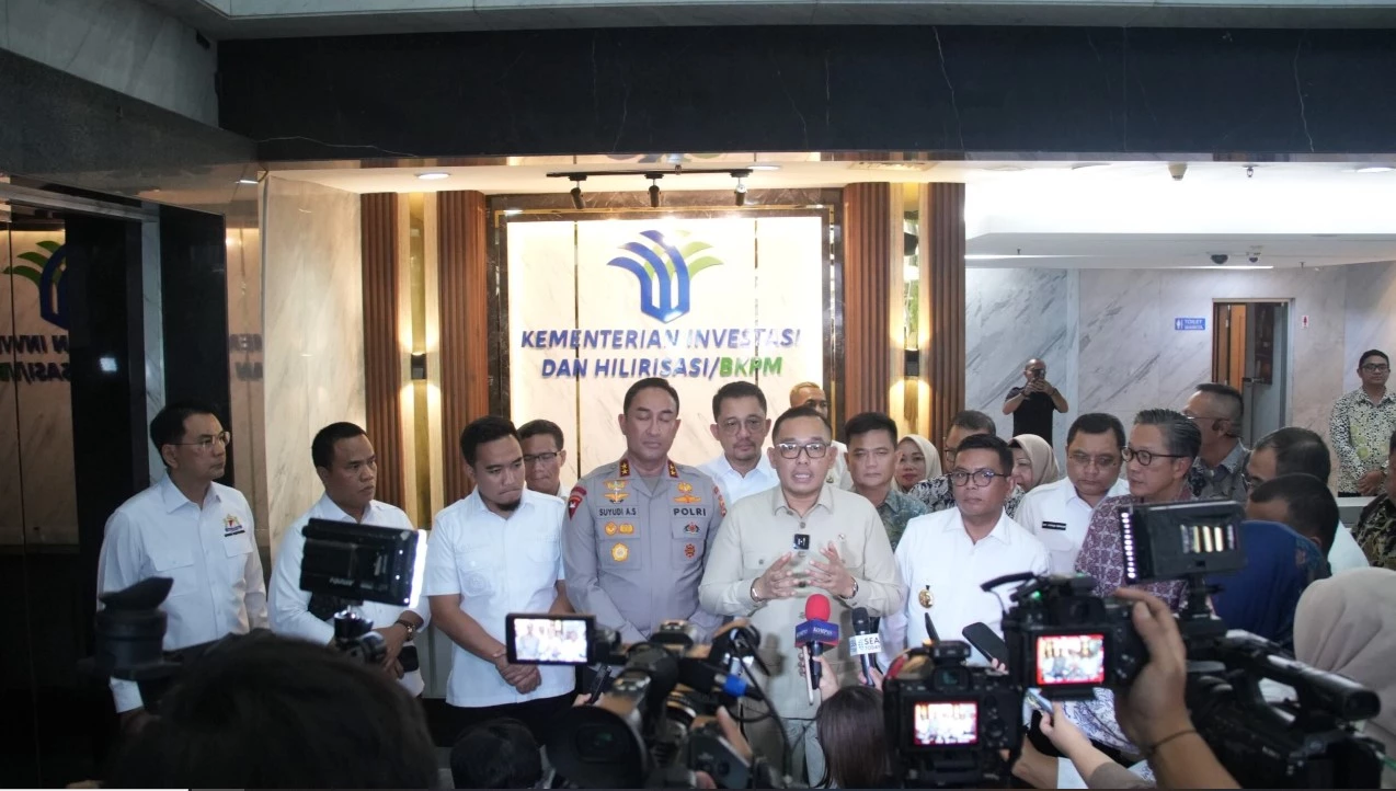 Kementerian Investasi dan Hilirisasi Pastikan Kelancaran Investasi di Banten Wakil Menteri Investasi dan Hilirisasi/BKPM, Todotua Pasaribu, saat menyamapikan keterangan pers di Jakarta.(Istimewa)