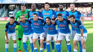 Liga Italia, Milan Dan Napoli Bersaing Rebut Juara Seri A Skuad Napoli. Foto : Ist