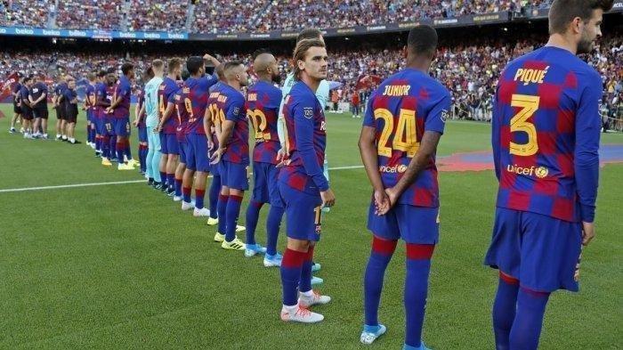 Liga spanyol Skuad Barcelona. Foto : Ist