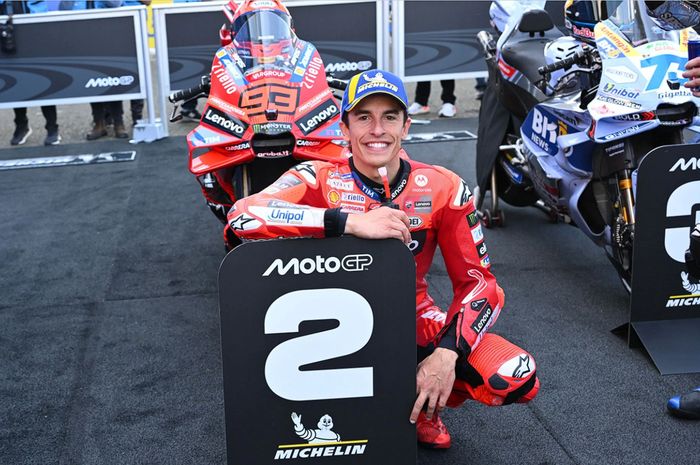 MotoGP Prancis: Finish Di Posisi Kedua Marquez Tetap Berada Di Puncak Klasemen Pembalap Ducati Marc Marquez. Foto ; Ist