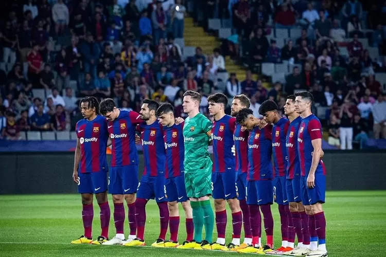 Pertarungan Adu Strategi Barcelona Vs Real Madrid Skuad Barcelona. Foto : Ist