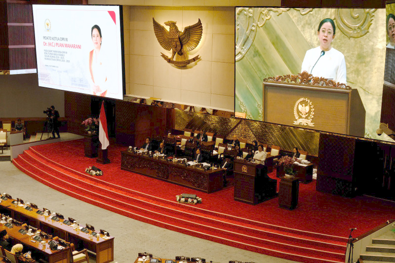 Pidato Di Penutupan Masa Sidang DPR Penutupan Masa Sidang DPR. Foto : Ist