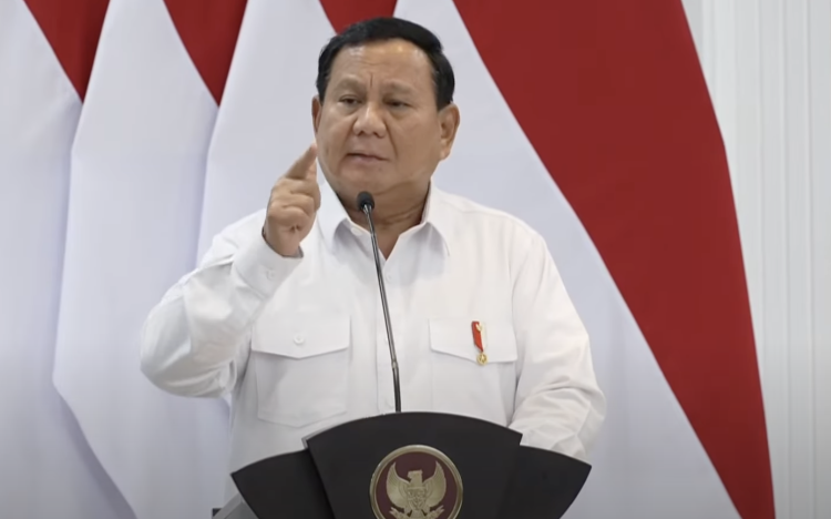 Prabowo Geram Banyak Sekolah Rusak, Padahal Uangnya Ada Presiden Prabowo. Foto : Ist