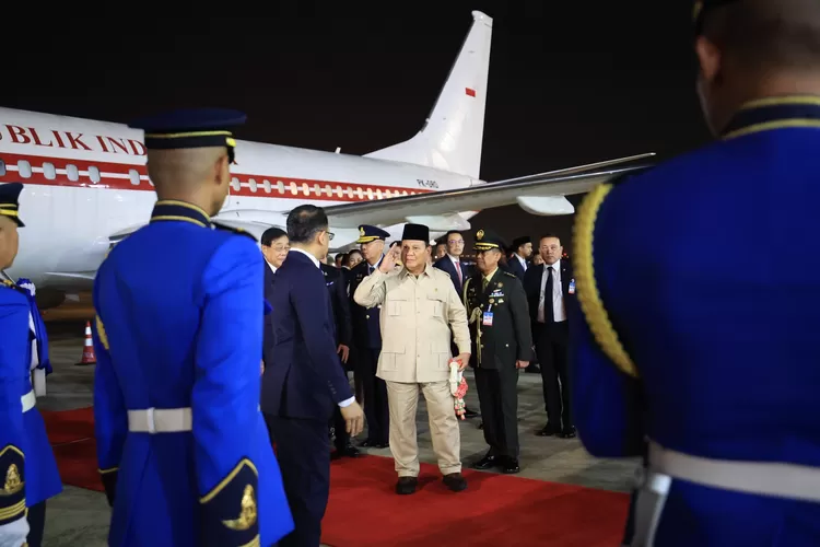 Prabowo Tiba Di Thailand, Disambut Langsung PM Paetongtarn Shinawatra Foto : Ist